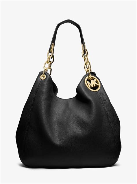 michael kors fulton shoulder bag|fulton large leather shoulder bag.